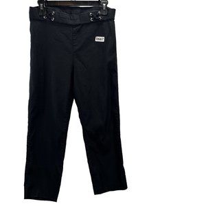 RAFAELLA Women Comfort Stretch Capri Pants Color Black Size 10